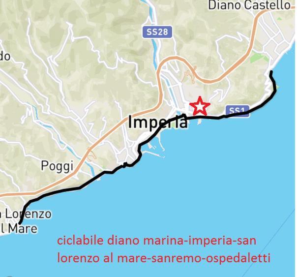 Oliva Apartment Imperia Eksteriør billede